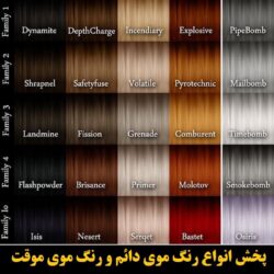 مو (۳۵۹) [رنگ مو]