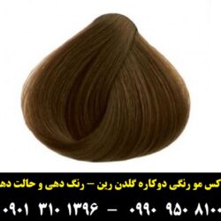 رنگ مو موقت گلدن رینCA27  قهوه ای تیره ۲