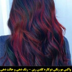 موی رنگی جگری راین با کیفیت بالا ۴