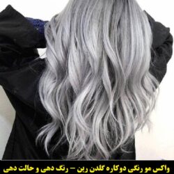 مو موقت گلدن رین رنگ نوک مدادی۳