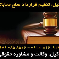 تنظیم قرارداد صلح محاباتی